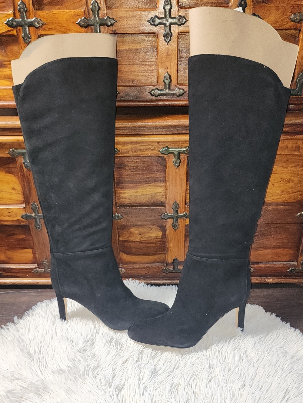 Nine West Sancha Suede Knee-High Boot Size 9